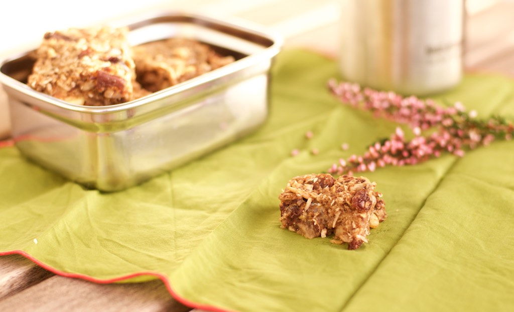 recette : Barres fondantes à l'avoine et à la banane