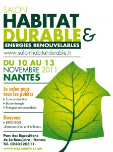 Nantes : Salon de l’Habitat Durable & des Énergies Renouvelables
