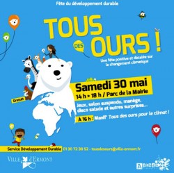 Tous des ours : la municipalité d’Ermont   se mobilise pour sensibiliser les citoyens au changement climatique