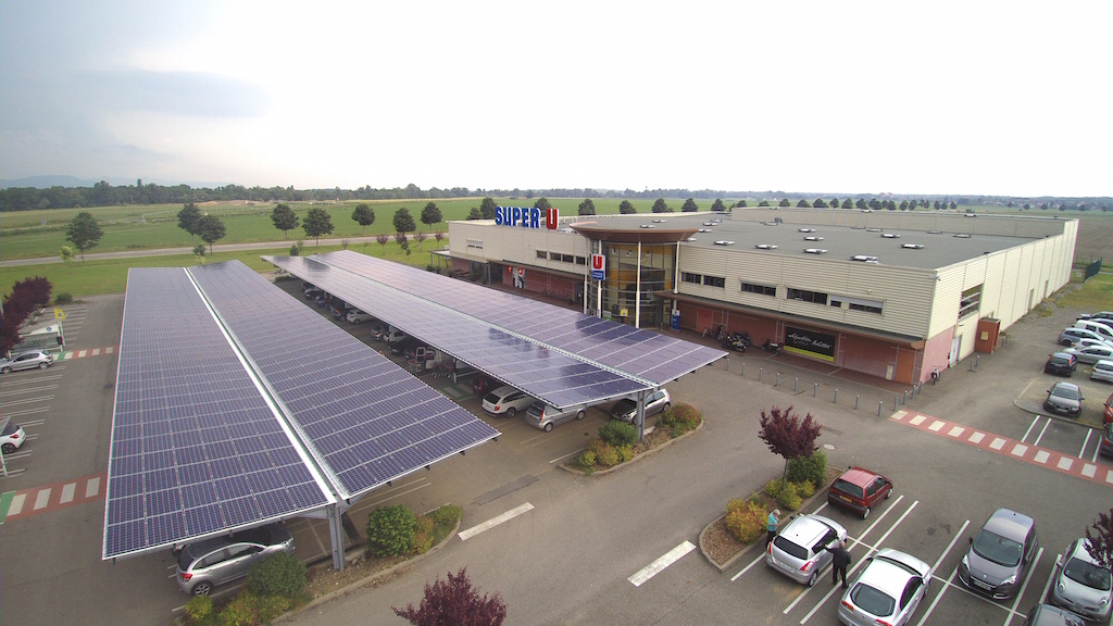 Première : Une centrale photovoltaïque en autoconsommation  dans le Haut-Rhin
