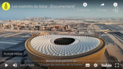 Arnaud Constant et Nicolas Thomas, réalisateurs pour Amnesty, documentent le chantier de la coupe du monde de Foot au Qatar