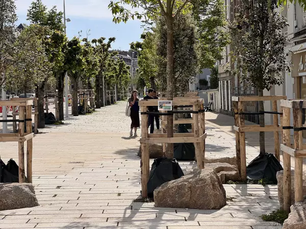 Granville (50) : végétalisation et perméabilité en centre ville